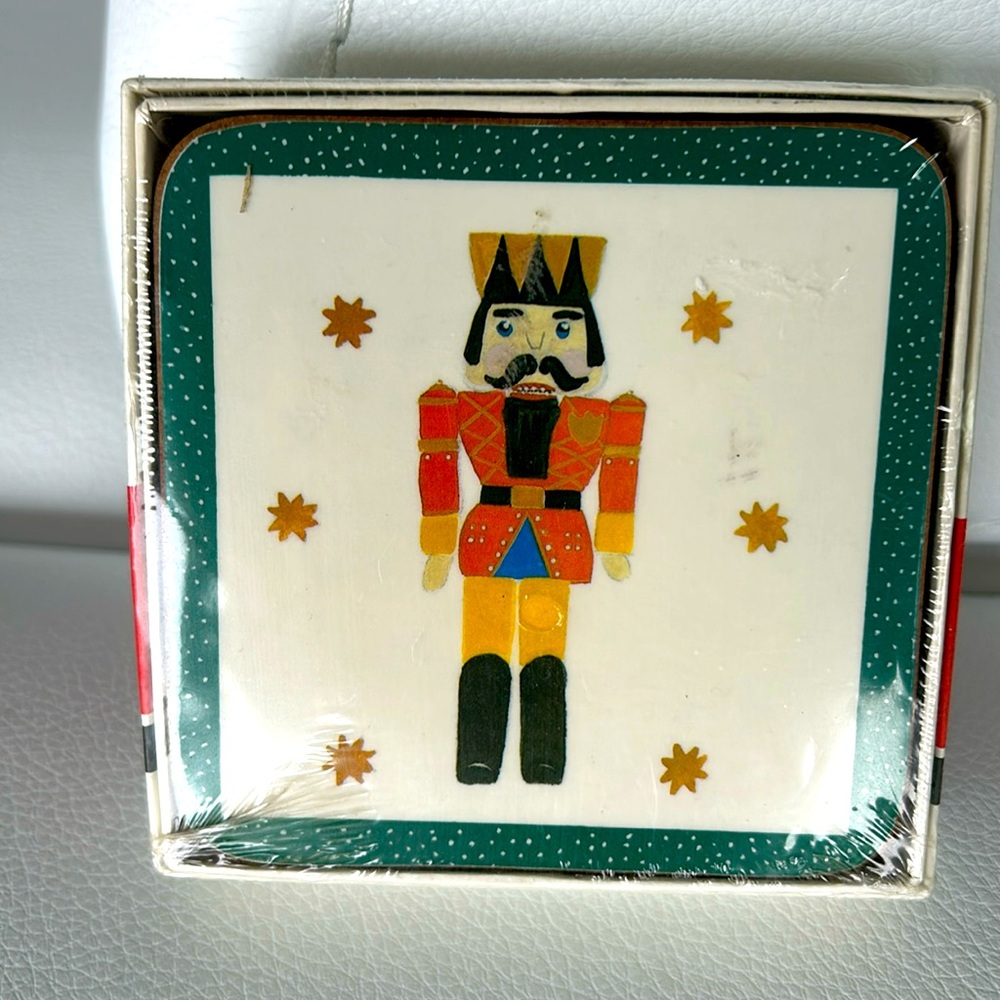 Pimpernel coasters, new in box, 6 toy soldiers